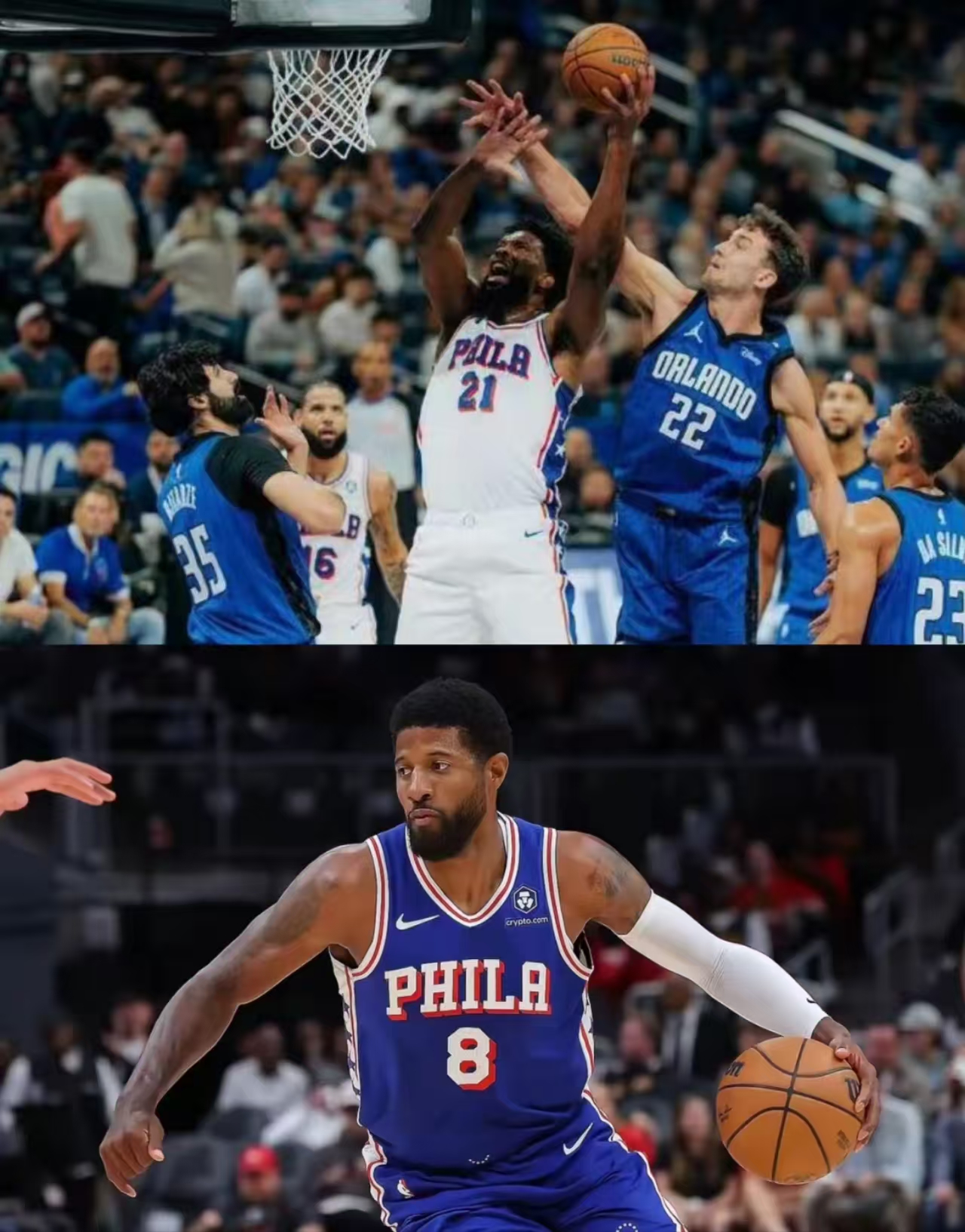 恩比德爆发，魔术连续得分压制浙江队